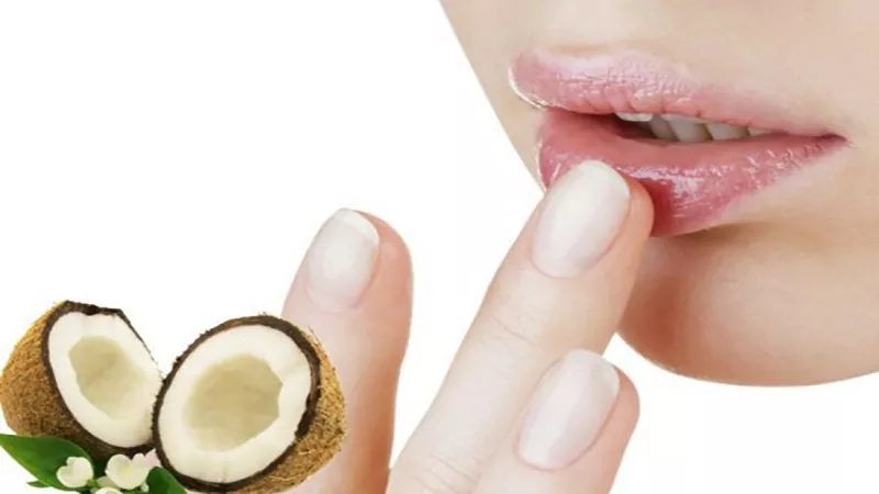 around the lips